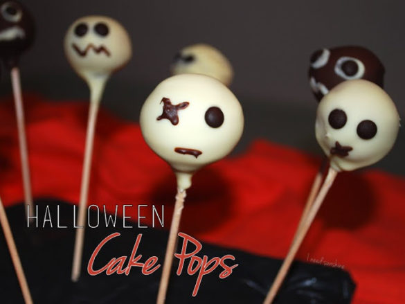 Rezept für Halloween Cake-Pops ohne Backen schnell und einfach gemacht