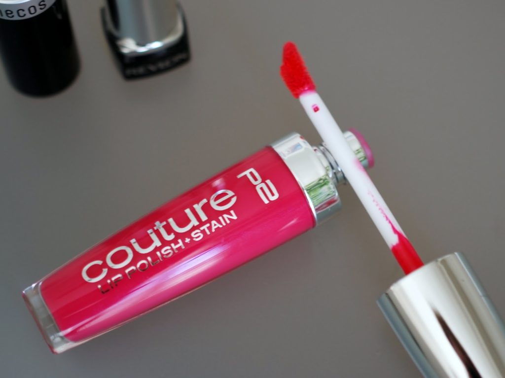 p2 Coutur Lip Polish Stain Lippenlack Pink ultimate Shooting