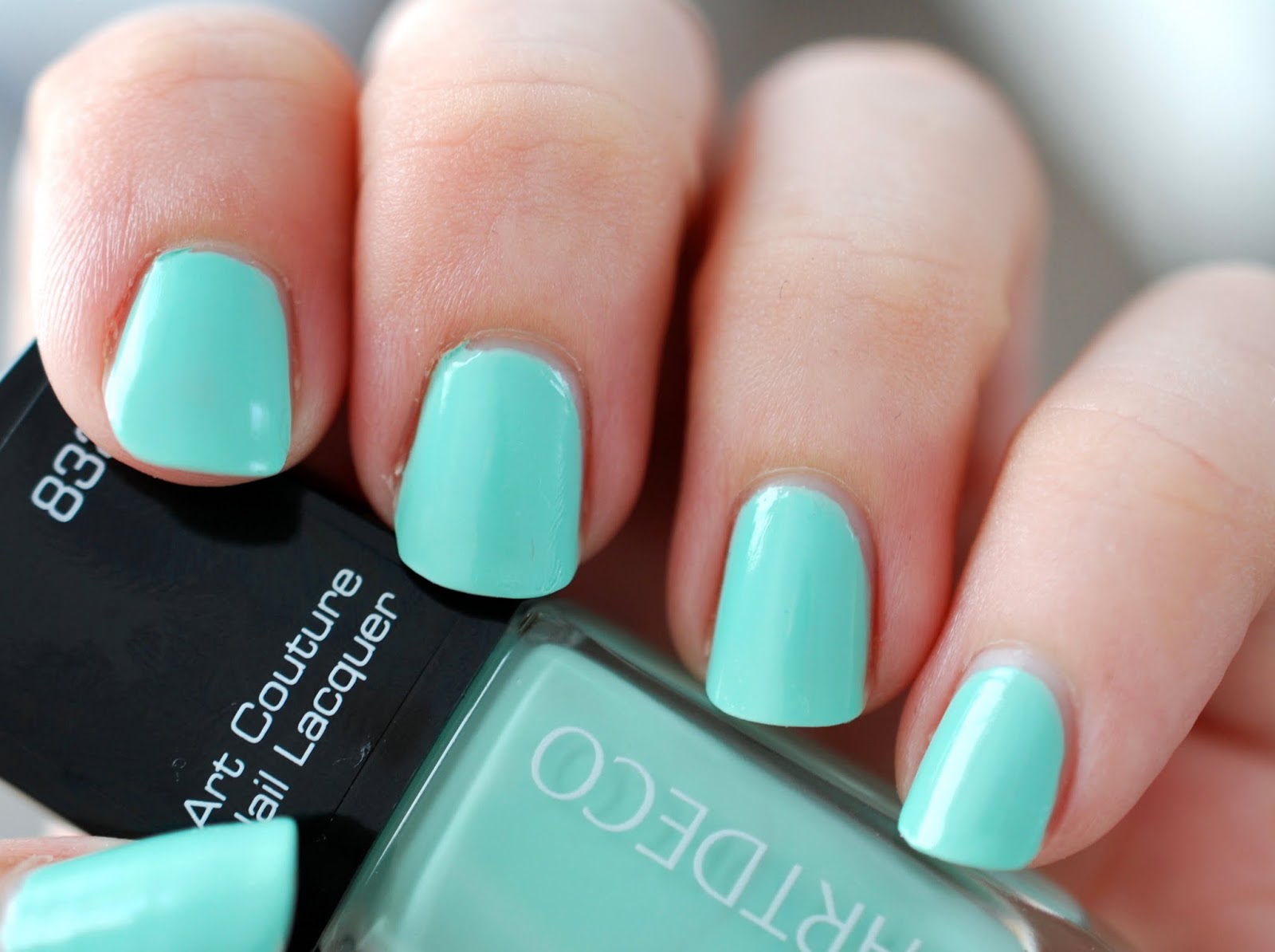 Nail Of The Day Artdeco Couture Spearmint Dupe Verdacht I Need Sunshine