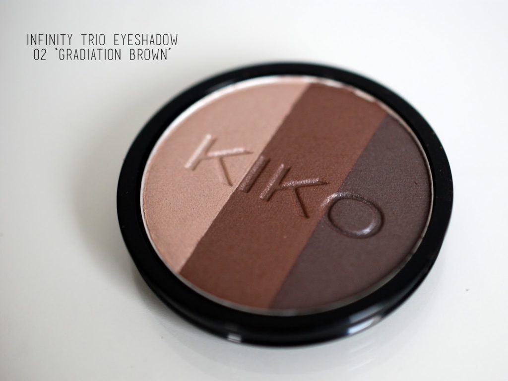 KIKO Infinity Trio Eyeshadow 02 Gradient Brown