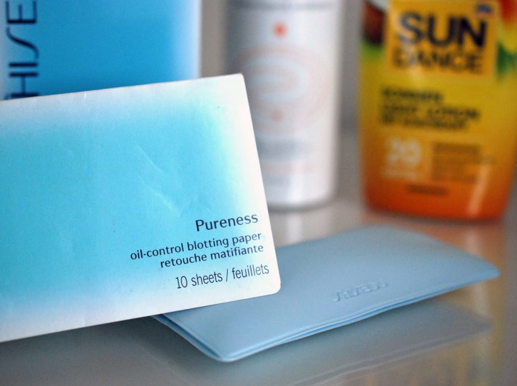 Shiseido Pureness Oil-Control Blotting Paper Beautyhelfer im Sommer