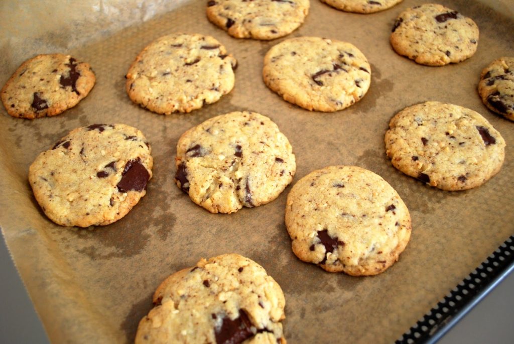Vegane Schoko-Nuss-Cookies