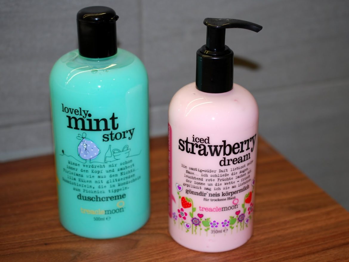 treaclemoon-Lovley-Mint-Story-Duschcreme-Iced-Strawberry-Dream-Koerpermilch lovely mint story duschcreme und iced strawberry dream körpermilch