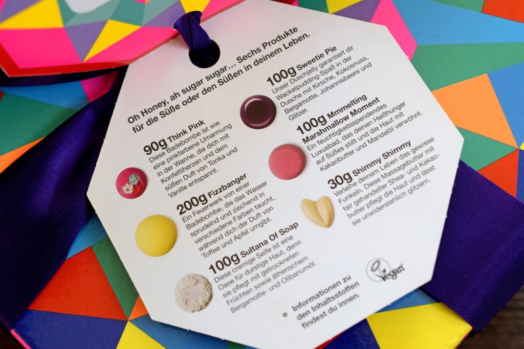 Gewinnspiel: Inhalt Sugar Sugar Geschenk von Lush