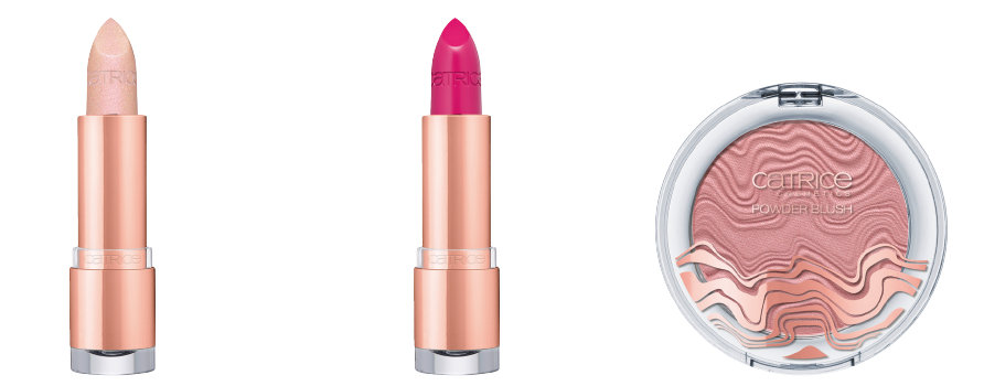 Catrice Lumination LE: Lippenstifte C01 Radiant Rose und C02 Pink MATTrix, Powder Blush C01 Flushed-Fiction