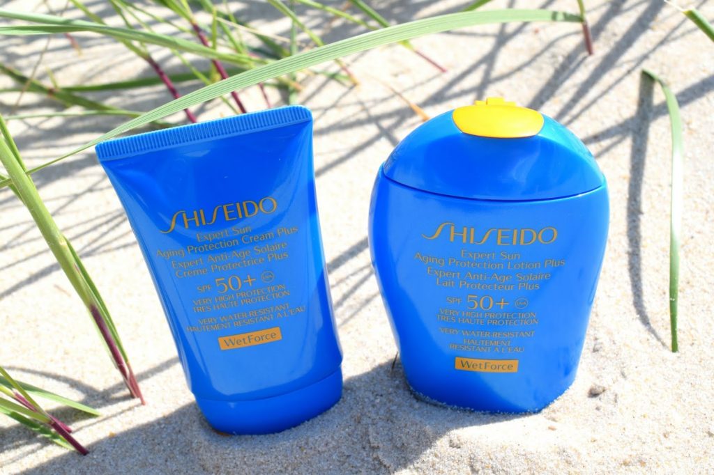 Shiseido Expert Sun Aging Protection Lotion und Cream SPF50+ WetForce 