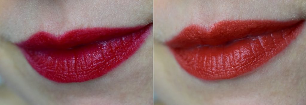 Misslyn Oriental Spirit Kollektion Swatches Lipstick 77 Eastern Spirit und Color Kiss Shiny Lip Balm 25 Exotic Look