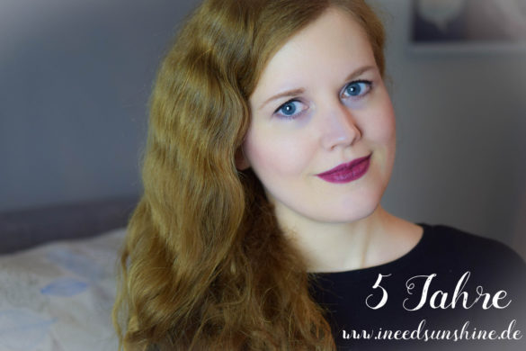 I need sunshine Blog Geburtstag 5 Jahre