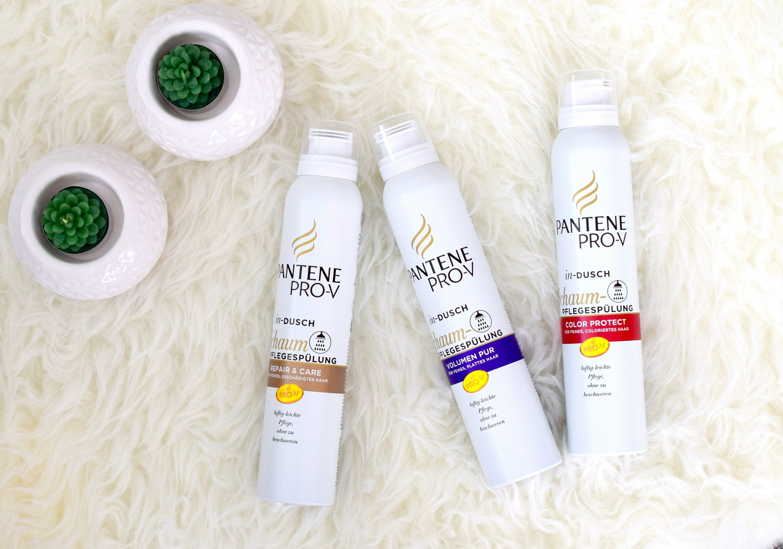 pantene pro-v schaum-pflegespülung in der dusche review testbericht ausprobiert