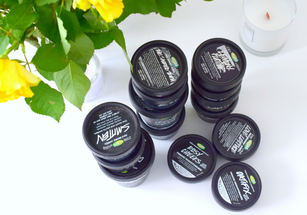 Tipp Lush leere Dosen Pötte sammeln zurück eintauschen gegen frische neue Gesichtsmaske