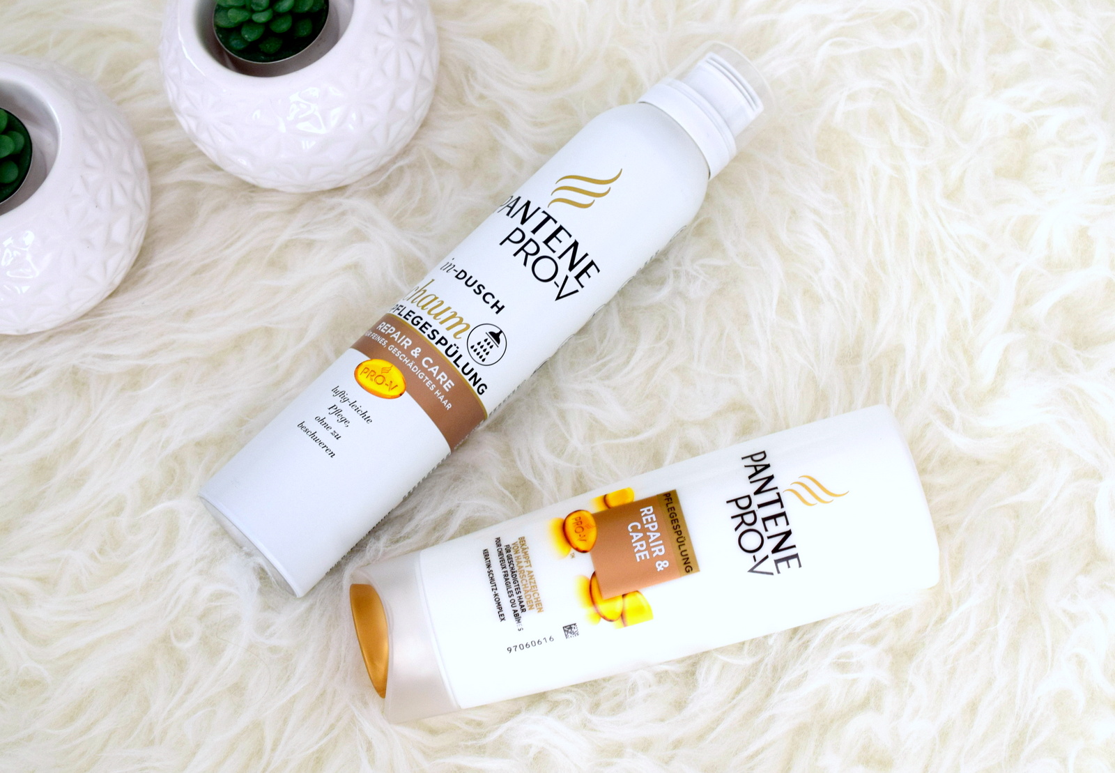 pantene pro-v schaum-pflegespülung in der dusche review testbericht ausprobiert repair and care