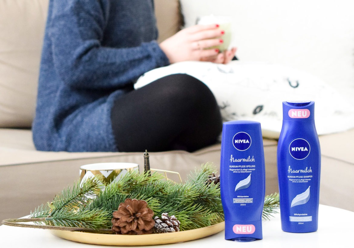 Nivea Haarmilch Rundum-Pflege Shampoo und Spülung gegen trockene Haare und 5 Dinge die mich glücklich machen auf I need sunshine Beauty-Blog aus Karlsruhe