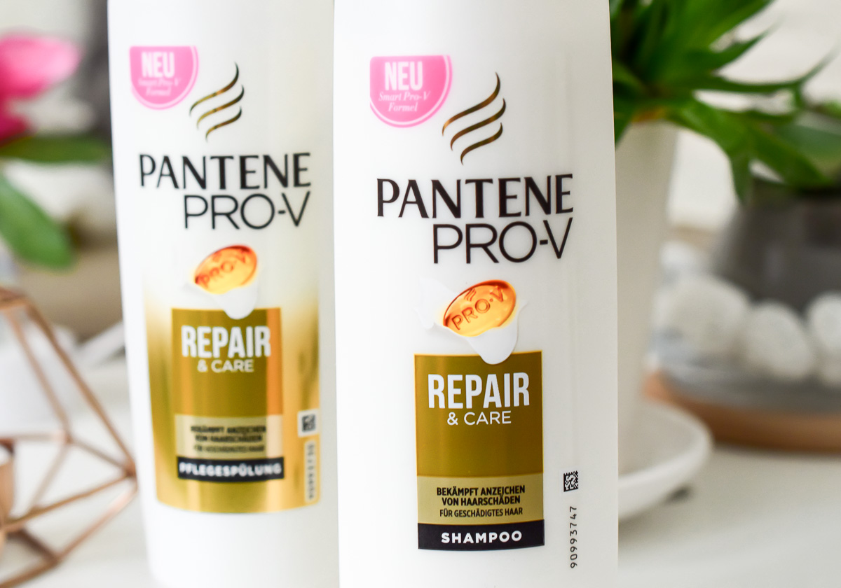 Pantene Pro-V Repair & Care Smart Pro-V Formel Erfahrungen mit Shampoo und Spülung in der Beautyblogger Review
