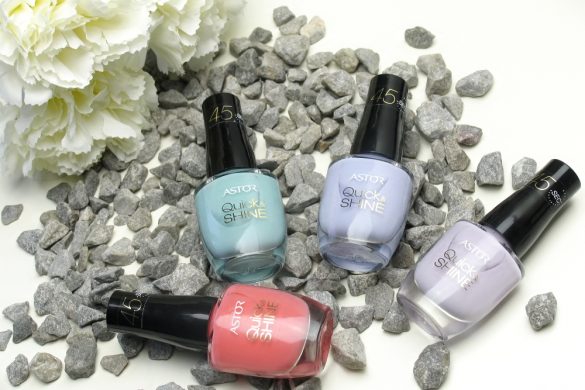 Astor Nagellacke Quick and Shine Test Erfahrungen und viele Bilder der schönen Nagellack Farben für den Frühling von Astor in der Beautyblogger Review