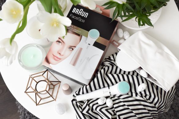 Braun FaceSpa Tiefenmassage Pad Gesichtsbürste für Gesichtsreinigung Beautyblogger Erfahrungen im Beauty Test auf I need sunshine