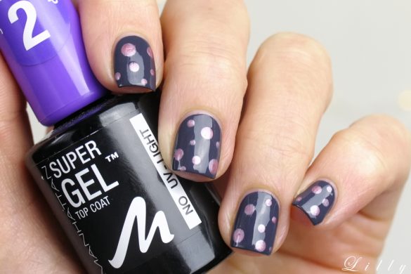 Manhattan Super Gel Nail Polish: Nageldesign mit Punkten mit Manhattan Nagellacken und Tutorial Nailart Dots