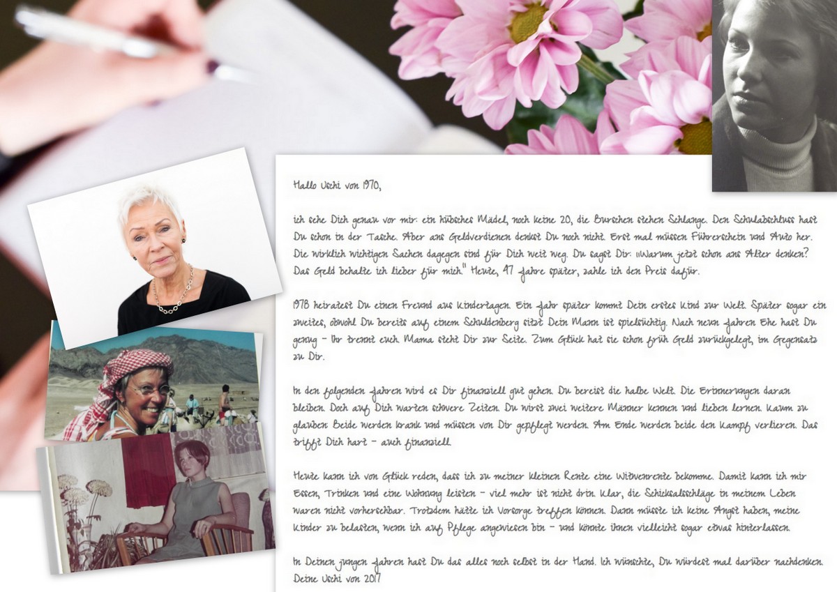 Initiative gegen Altersarmut Brief an mein jüngeres Ich Blogger Stuttgarter Versicherungen Kampagne I need sunshine Familienblog Altersvosorge #briefanmich