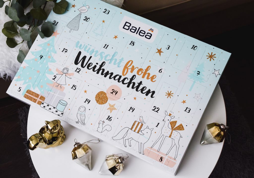 Balea Adventskalender 2017 dm Drogerie Markt ab wann kaufen lohnt er sich was ist drin Inhalt in praktischer Übersicht und Infos zum Preis und Erfahrungen mit dem Beauty Kosmetik Adventskalender