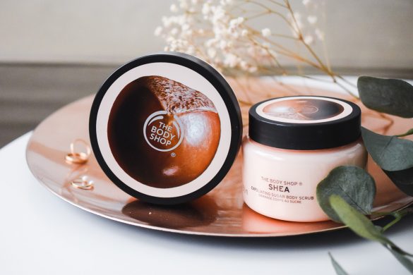 The Body Shop Shea Butter Bodybutter und Körperpeeling Test Anwendung Erfahrungen