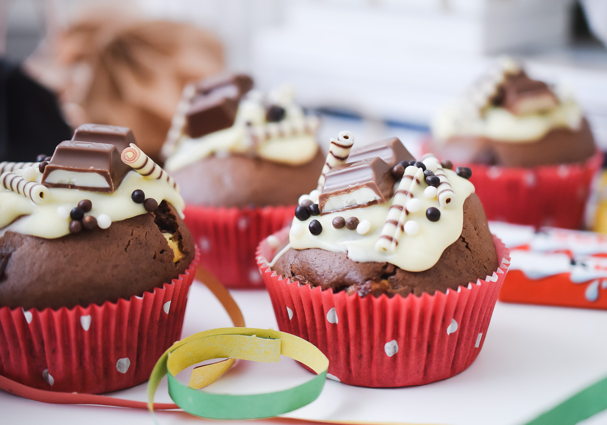 KINDERSCHOKOLADE Muffins, Torte &amp; mehr für Kindergeburtstag