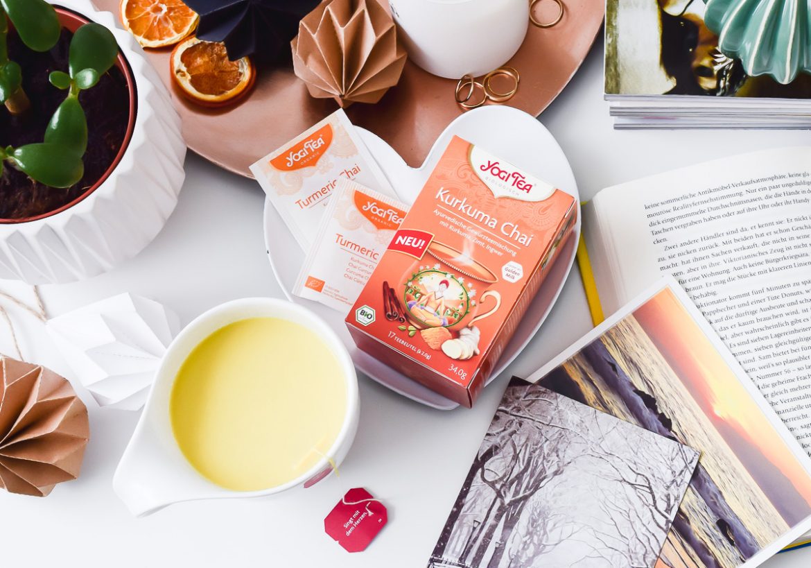 Achtsamkeit im Alltag Auszeit Entspannung Mama Alltag mit Kindern berufstätige Mutter #7minuteschallenge YOGI TEA Kurkuma Chai