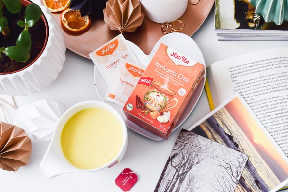 Achtsamkeit im Alltag Auszeit Entspannung Mama Alltag mit Kindern berufstätige Mutter #7minuteschallenge YOGI TEA Kurkuma Chai