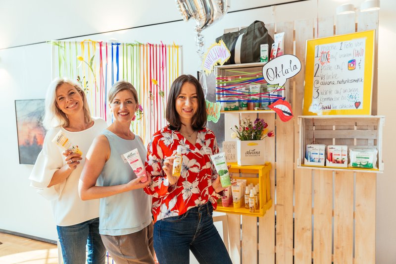 Beautypress Naturkosmetik Bloggerevent Köln Flora "Green Cosmetics" April 2018 alle Marken Beautyblogger Event alviana