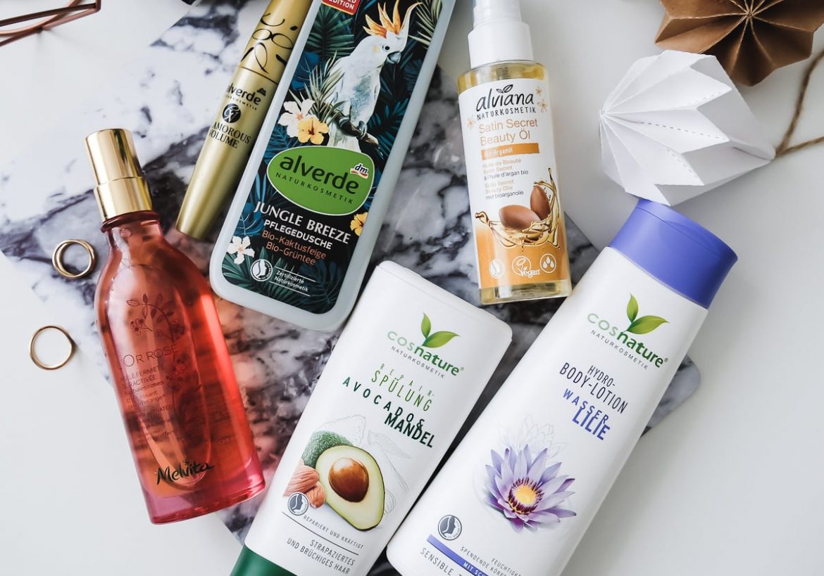 Naturkosmetik Favoriten Mai 2018 auf Mamablog I need sunshine aus Karlsruhe mit veganer Kosmetik cosnature alverde Alviana Melvita
