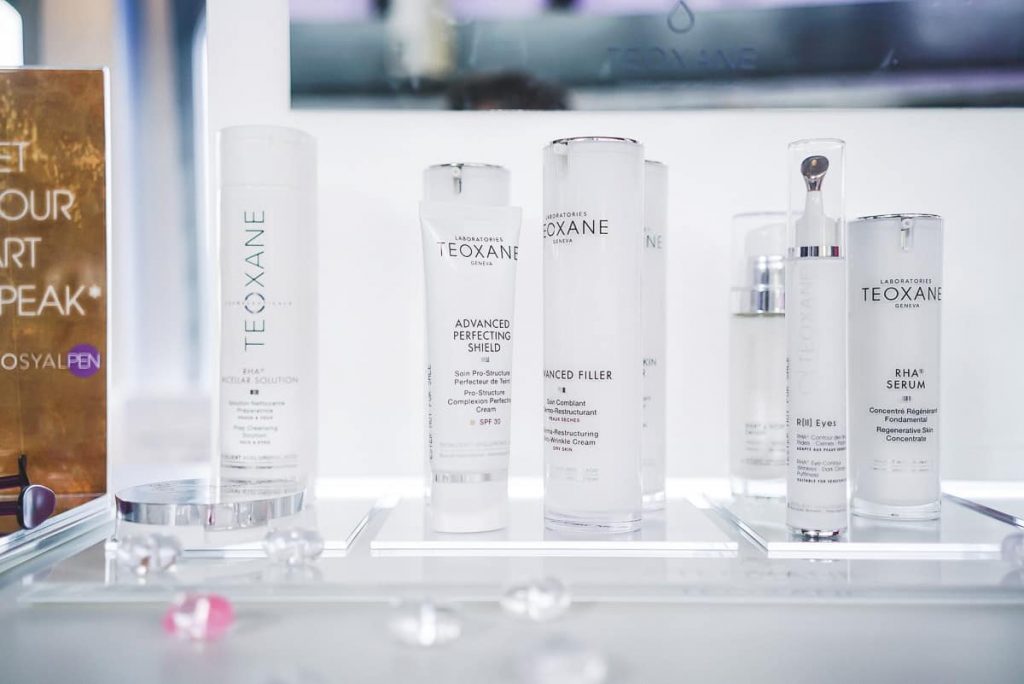 Kosmetik von Teoxane auf dem Beautypress Blogger Event Leinen Los in Köln