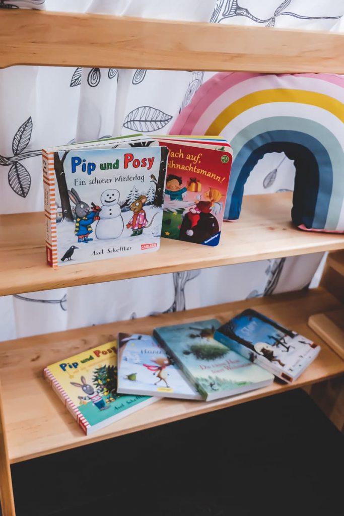 Moderne Kinderbücher zu Weihnachten mit Pip und Posy von Axel Scheffler sowie weitere Tipps und Empfehlungen für Weihnachtsbücher für Kleinkinder auf Mamablog I need sunshine