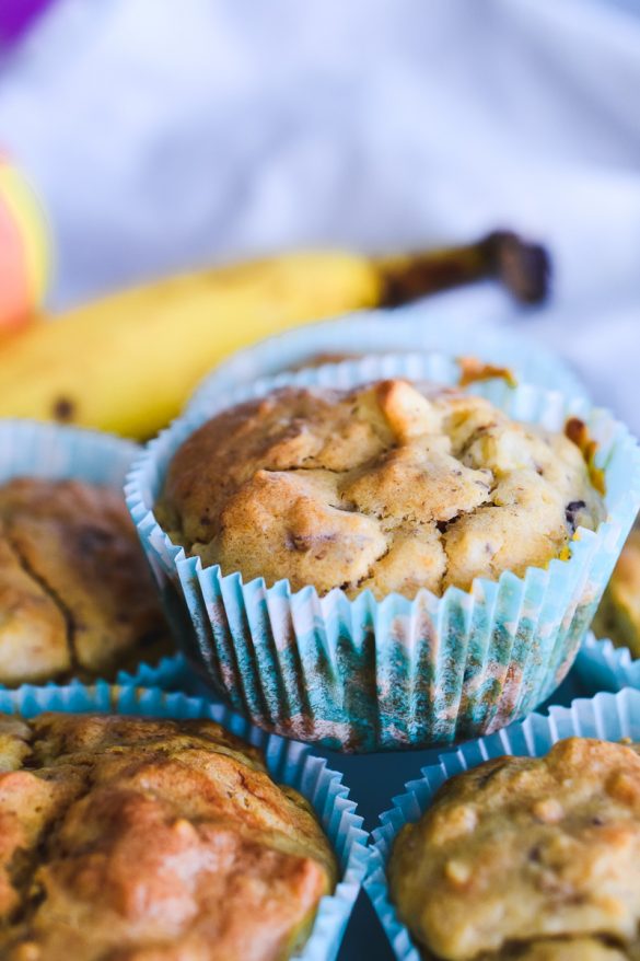Apfel Bananen Muffins: Gesundes Rezept - perfekt für Kinder!