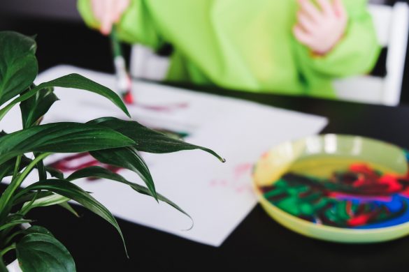 Osterbasteln Kleinkind Ostereier aus Papier Vorlage Basteln Ostern Kinder Ideen einfach und schnell Mamablog Ineedsunshine