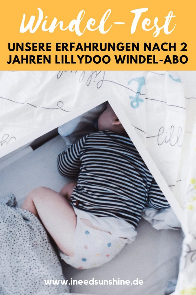 LILLYDOO Test mit LILLYDOO WIndel Abo und Erfahrungen mit LILLYDOO Windeln für Babys und Kleinkinder auf Mamablog Ineedsunshine