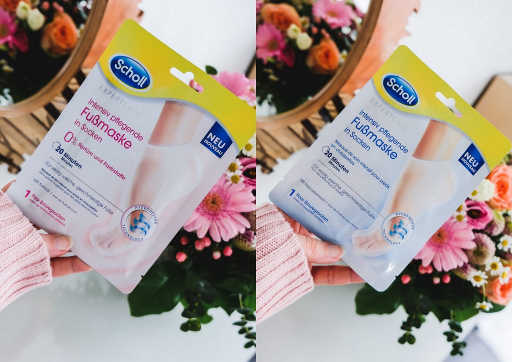 Scholl Intensiv pflegende Fußmaske in Socken Erfahrungen und Testbericht auf Ineedsunshine
