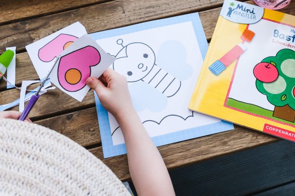 Einfaches Basteln mit Kindern Geschenkideen für Kinder die gerne basteln auf Mamablog Ineedsunshine