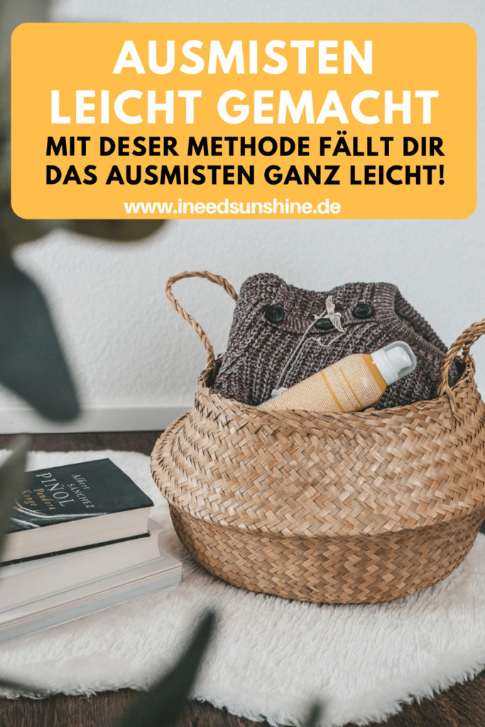 Ausmisten leicht gemacht Tipps auf Mamablog Ineedsunshine