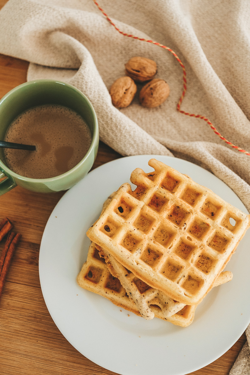 Belgische Haselnuss Waffeln mit Zimt: &amp;quot;Schnelles Rezept &amp; so lecker!&amp;quot;