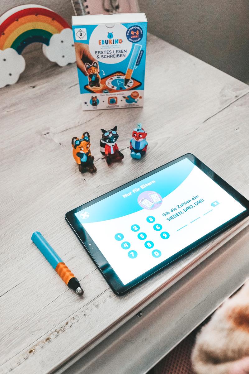 Edurino geschützter Elternbereich Testbericht