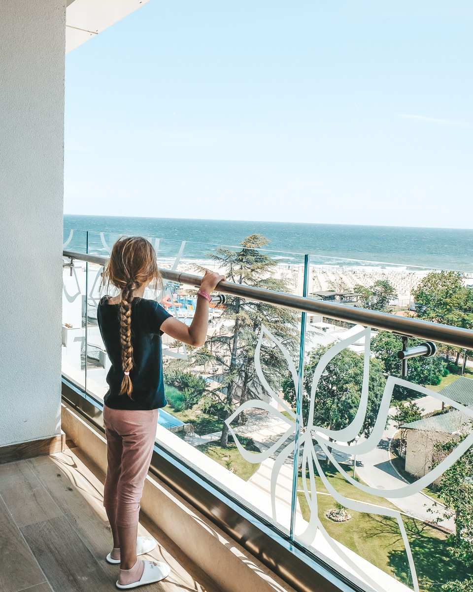 Albena Bulgarien Maritim Hotel Amelia Aussicht vom Balkon