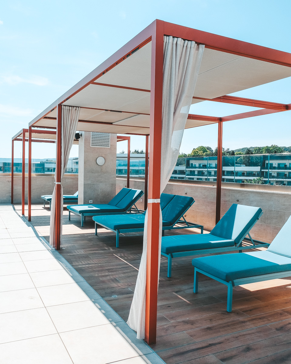 Albena Bulgarien Maritim Hotel Amelia Dachterrasse