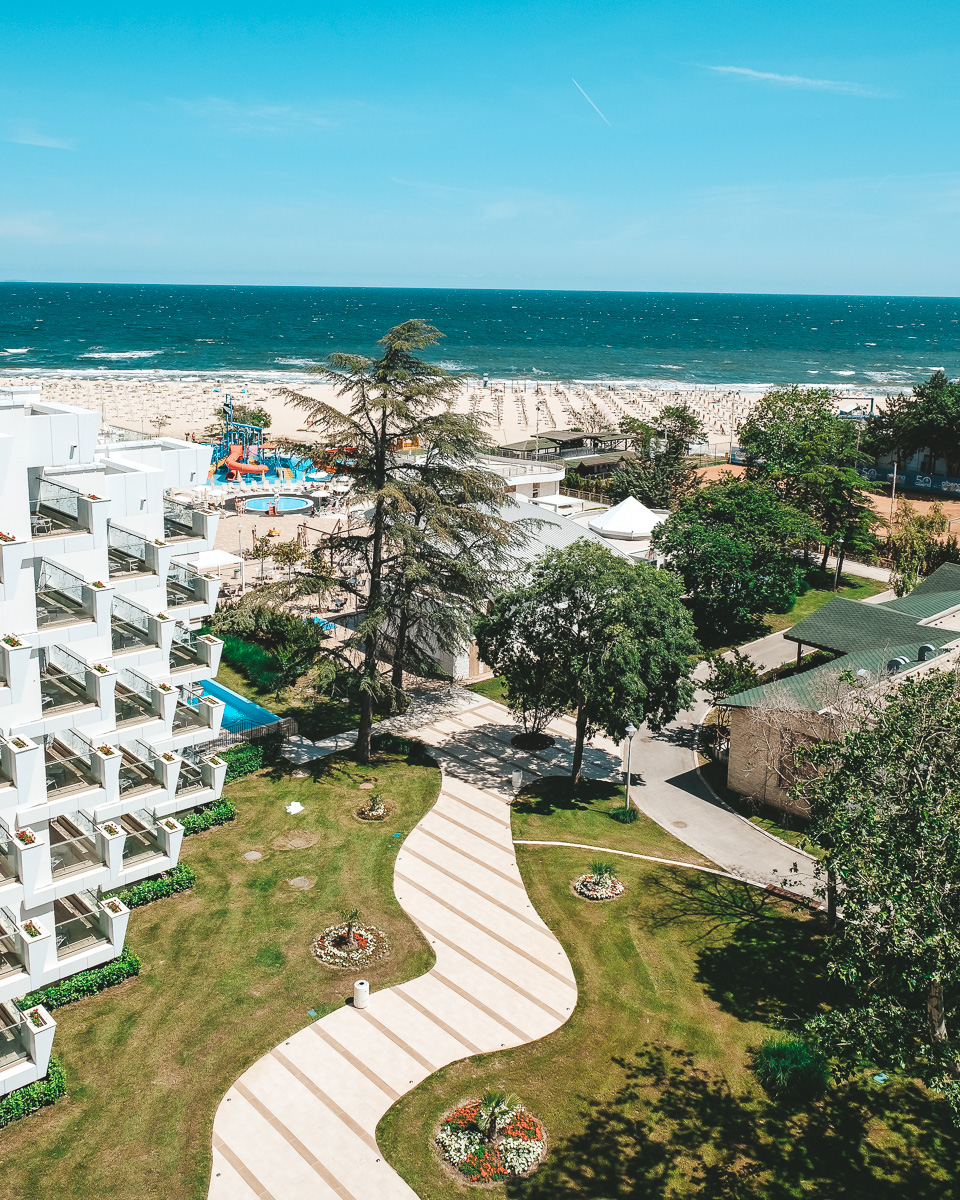 Albena Bulgarien Maritim Hotel Amelia Aussicht vom Balkon